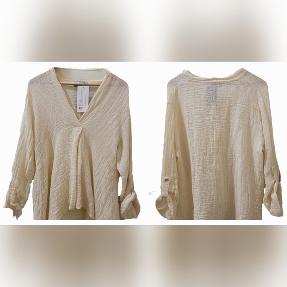 The NEW Boutique Tops - New-Linen Boho Blouse